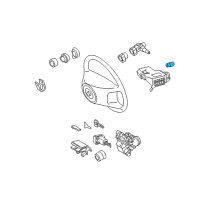 OEM Chrysler Crossfire Bulb-Indicator Diagram - 5098399AA