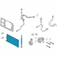 OEM Lincoln Condenser Diagram - BL3Z-19712-C