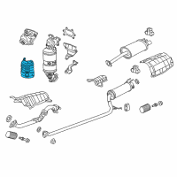 OEM 2016 Honda HR-V Cover, Converter Diagram - 18181-R1B-A00