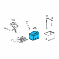 OEM 2019 Honda Civic Battery (Ln2) Diagram - 31500-TGG-100M