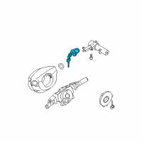 OEM 2010 Nissan Xterra Lock Set-Steering Diagram - D8700-EA010