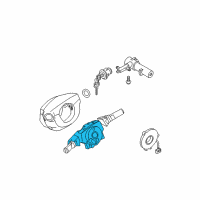 OEM 2005 Nissan Frontier Combination Switch Body Diagram - 25567-EA000