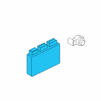 OEM 2015 BMW X1 Parking Assist Distance Control Module Diagram - 66-20-9-252-636