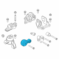 OEM Ford Fusion Torque Strut Diagram - 9E5Z-6068-C