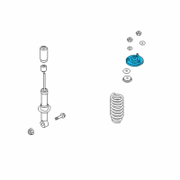 OEM Kia Borrego Insulator Assembly-Strut Diagram - 546102J000