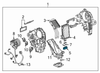 OEM 2021 GMC Yukon Expansion Valve Diagram - 84689039