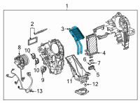 OEM 2021 Cadillac Escalade Heater Core Diagram - 84689022