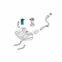 OEM 2000 Pontiac Grand Prix Fuel Pump Diagram - 19331279