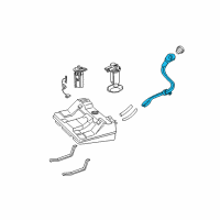 OEM Buick Century Pipe Asm-Fuel Tank Filler Diagram - 10321839