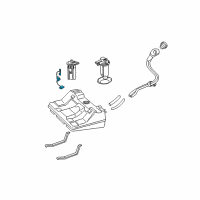 OEM Pontiac Fuel Gauge Sending Unit Diagram - 19121316