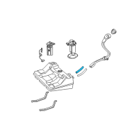 OEM 2000 Buick Century Hose-Fuel Tank Filler Diagram - 10415087