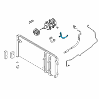 OEM Infiniti M45 Hose Flexible, High Diagram - 92490-AR002