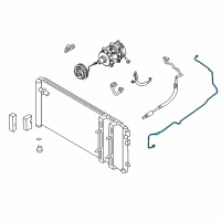 OEM Infiniti Q45 Pipe-Front Cooler, High A Diagram - 92441-CR900