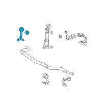 OEM 2017 Toyota 4Runner Stabilizer Link Diagram - 48820-60090