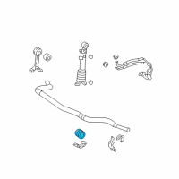 OEM 2014 Toyota 4Runner Stabilizer Link Inner Bushing Diagram - 48815-60390