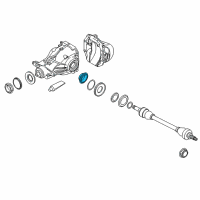 OEM BMW 535d Assembly Ring Diagram - 31-53-7-502-681