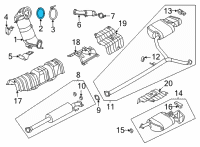 OEM 2021 Hyundai Sonata Gasket-Catalyst Case Diagram - 28535-2T200