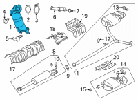 OEM Hyundai Sonata MANIFOLD CATALYTIC ASSY-EXH Diagram - 28510-2S205