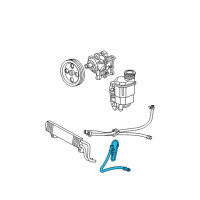 OEM Dodge Ram 2500 Line-Power Steering Pressure Diagram - 52122331AC