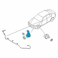 OEM 2020 BMW 330i ULTRASONIC SENSOR BLUE RIDGE Diagram - 66-20-9-827-009