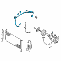 OEM 2015 Hyundai Azera Tube Assembly-Suction & Liquid Diagram - 97775-3V900
