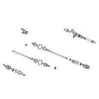 OEM Acura ILX Bearing, Half Shaft (NTN) Diagram - 91057-SJC-A01