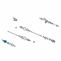 OEM Acura MDX Joint Complete , Inboard Diagram - 44310-STX-A61
