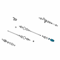 OEM Acura ZDX Set, Inbrd Joint (Ntn) Diagram - 44310-STX-406