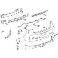 OEM Chevrolet Reflector Diagram - 25961465