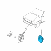 OEM 2004 Nissan Xterra Controller Assy-ASCD Diagram - 18930-9Z800