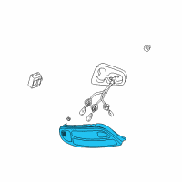 OEM Toyota Solara Combo Lamp Assembly Diagram - 81560-AA070