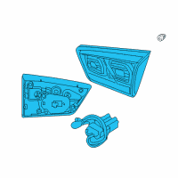 OEM Kia Niro EV Lamp Assembly-Rear Combination Diagram - 92403G5110