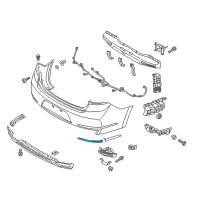 OEM 2019 Kia Cadenza REFLECTOR/REFLEX Assembly Diagram - 92405F6000