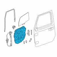 OEM Jeep Gladiator Panel-Carrier Plate Diagram - 68301945AA