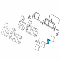 OEM 2014 Ford F-350 Super Duty Cup Holder Diagram - BC3Z-2613562-AA