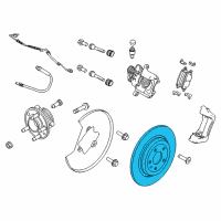 OEM Ford Explorer Rotor Diagram - DG1Z-2C026-A