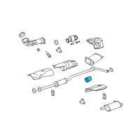 OEM Acura TSX Finisher, Exhaust Pipe (Coo) Diagram - 18310-SJK-305