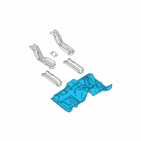 OEM Ford Expedition Floor Pan Diagram - 5L1Z-7811135-AA