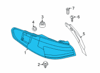 OEM 2020 BMW 228i xDrive Gran Coupe REAR LIGHT IN THE SIDE PANEL Diagram - 63-21-7-465-467