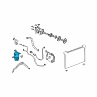 OEM Cadillac Escalade ESV Accumulator Asm-A/C Diagram - 20828235