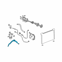 OEM 2010 GMC Yukon XL 2500 Hose Asm, Auxiliary A/C Evaporator & Auxiliary Heater Diagram - 19257317