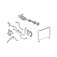 OEM Orifice Asm, A/C Condenser Diagram - 19259601