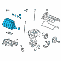 OEM 2021 Honda Clarity Manifold Complete, In Diagram - 17100-5WJ-A01