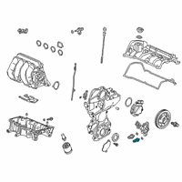 OEM 2014 Acura ILX Switch Assembly, Valve Timing Oilpressure Diagram - 37250-R1A-A01