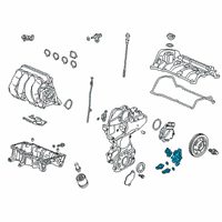OEM 2020 Honda Clarity Valve Assembly, Spool Diagram - 15810-5R0-003