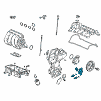 OEM 2018 Honda Clarity Valve Assembly, Spool Diagram - 15810-5R0-003