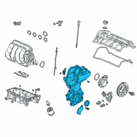 OEM 2018 Honda Clarity Case Assembly, Chain Diagram - 11410-5WJ-A00