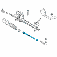 OEM 2020 Ford Transit Connect Inner Tie Rod Diagram - KV6Z-3280-A