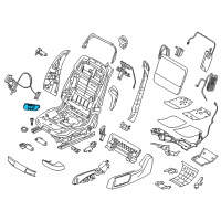 OEM 2015 BMW M6 Gran Coupe Seat Adjustment Switch, Left Diagram - 61-31-9-212-909
