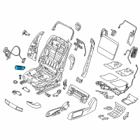 OEM BMW M6 Gran Coupe Seat Adjustment Switch, Left Diagram - 61-31-9-212-909